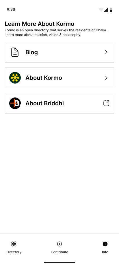 Kormo Screen